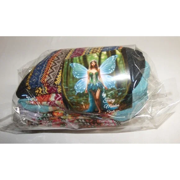 Cozy Winter Geometric Pattern Thick Knit Women's Crew Polyester Blend 5-Pack NEW - Picture 6 of 6